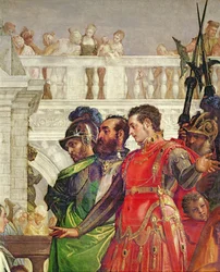 Famille de Darius devant Alexandre le Grand (356-323 av. J.-C.) (détail)